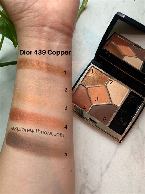 dior copper eyeshadow